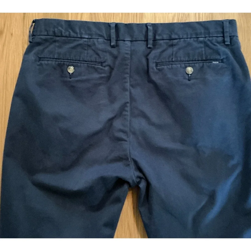 Polo Ralph Lauren Stretch Straight‎ Fit Chinos 36x30 Navy Blue Cotton Pants